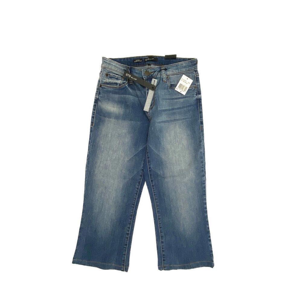 STS Blue Brooke Jeans Womens 28‎ Blue High Rise Kick Flare Denim R4303
